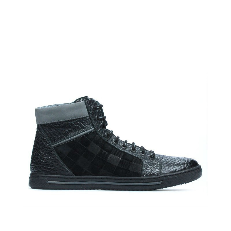 Stivali uomo 467 nero+grigio