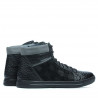 Stivali uomo 467 nero+grigio