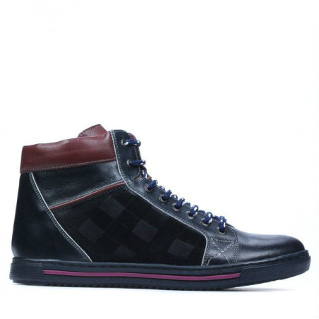 Stivali uomo 467 indaco+bordeaux