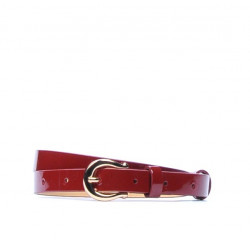 Cintura donna 04m lacca rossa