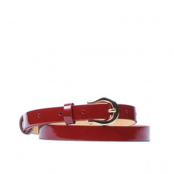 Cintura donna 04m lacca rossa