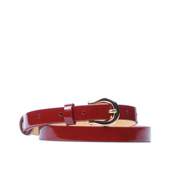 Cintura donna 04m lacca rossa