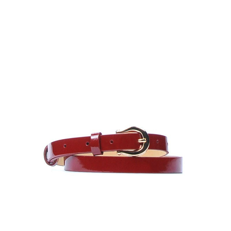 Cintura donna 04m lacca rossa