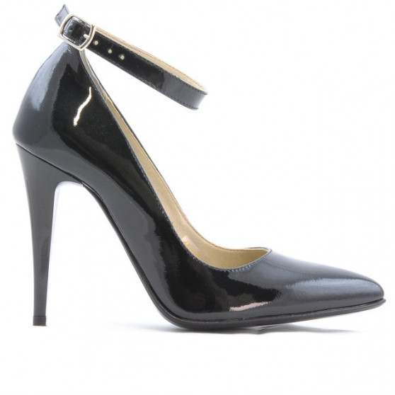 Scarpe eleganti donna 1247 vernice petrolio madreperla