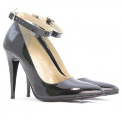Scarpe eleganti donna 1247 vernice petrolio madreperla