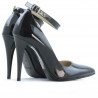 Scarpe eleganti donna 1247 vernice petrolio madreperla
