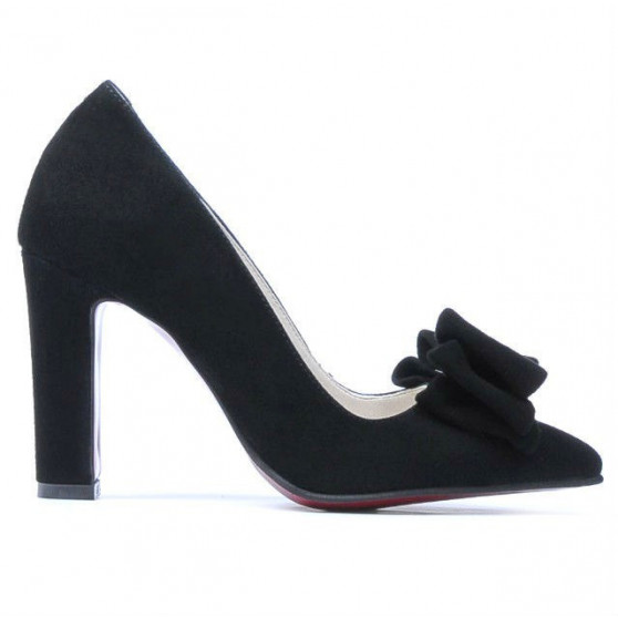 Scarpe eleganti donna 1252 nero antilope