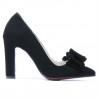 Scarpe eleganti donna 1252 nero antilope