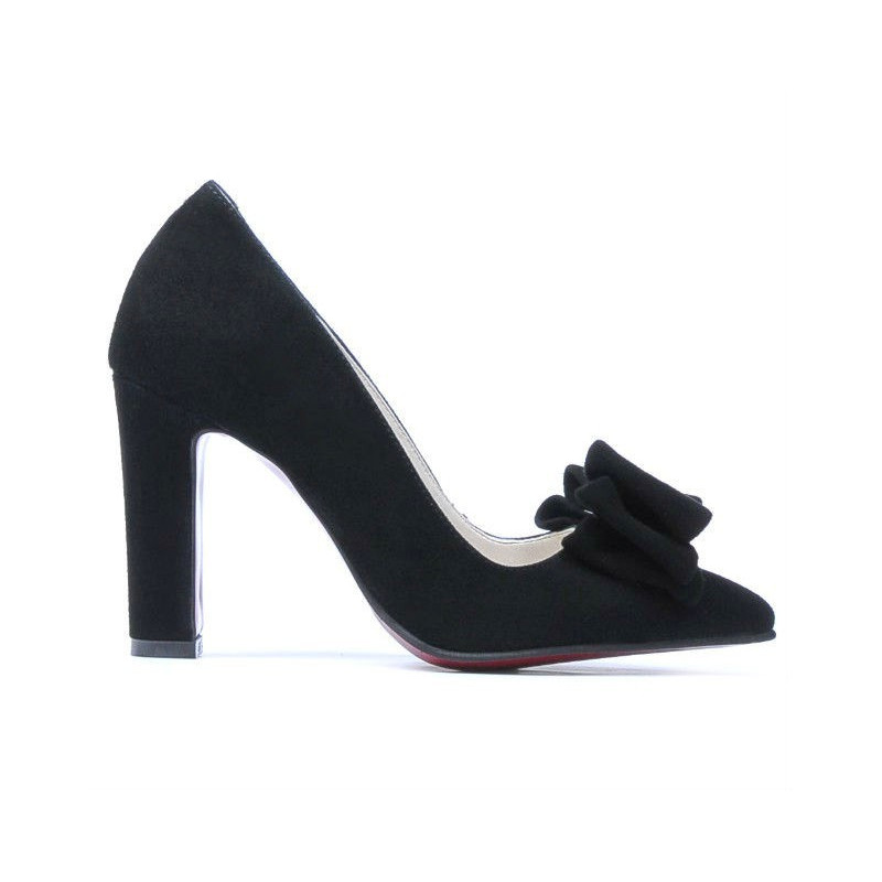 Scarpe eleganti donna 1252 nero antilope