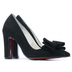 Scarpe eleganti donna 1252 nero antilope
