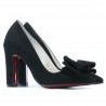 Scarpe eleganti donna 1252 nero antilope