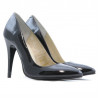 Scarpe eleganti donna 1241 vernice petrolio perlato