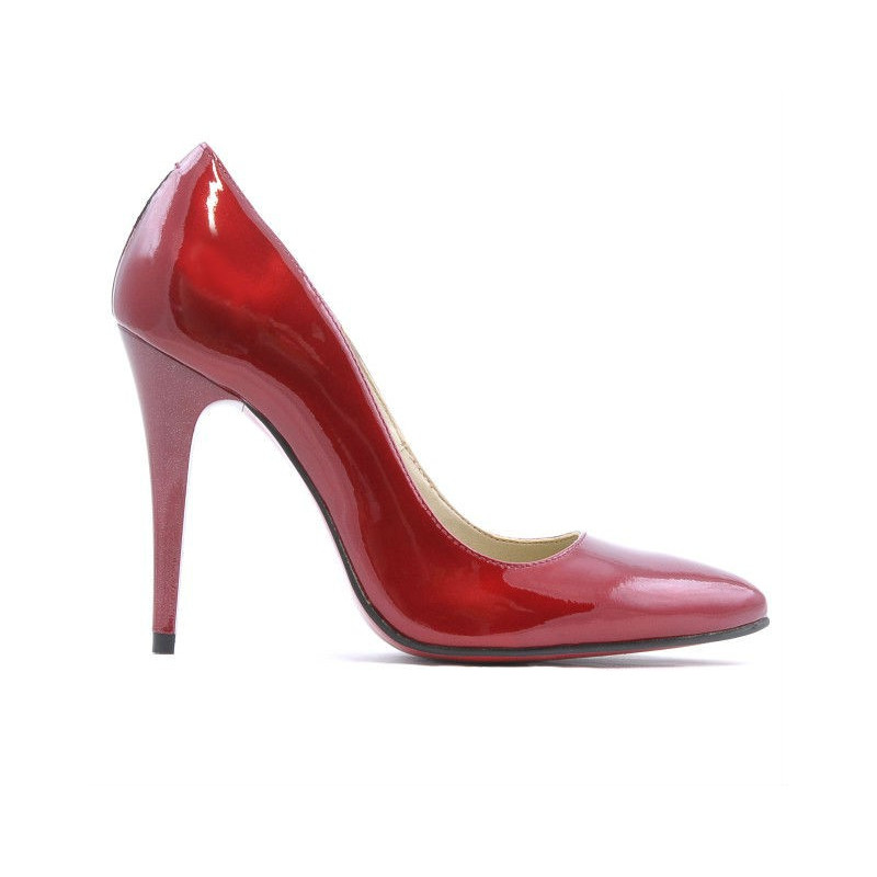Scarpe eleganti donna 1241 vernice bordeaux