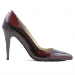 Scarpe eleganti donna 1246 vernice bordeaux 01