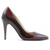 Scarpe eleganti donna 1246 vernice bordeaux 01