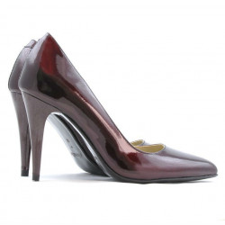 Scarpe eleganti donna 1246 vernice bordeaux 01