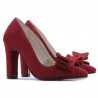 Scarpe eleganti donna 1252 rosso antilope
