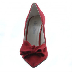 Scarpe eleganti donna 1252 rosso antilope