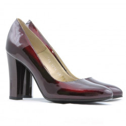 Scarpe eleganti donna 1214 vernice bordeaux01