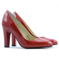 Scarpe eleganti donna 1243 vernice rosso01
