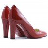 Scarpe eleganti donna 1243 vernice rosso01