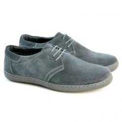Scarpe casual uomo 774 antracite velluto 