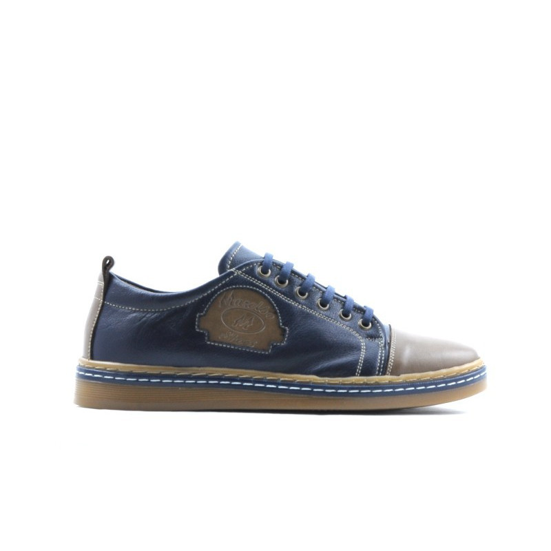 Scarpe sportive adolescenti 392 marrone+indaco