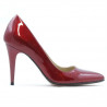Scarpe eleganti donna 1246 vernice bordeaux
