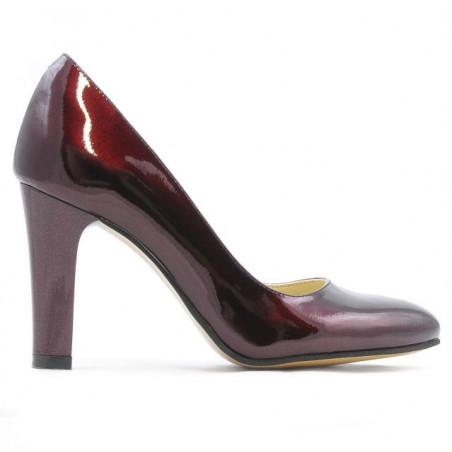 Scarpe eleganti donna 1243 vernice bordeaux01