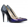 Scarpe eleganti 1241 vernice nera+viola (cameleon)