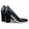 Scarpe eleganti/casual donna 1254 vernice nera