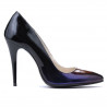 Scarpe eleganti 1241 vernice nera+viola (cameleon)