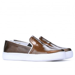 Scarpe sportive donna 658 vernice rame biz