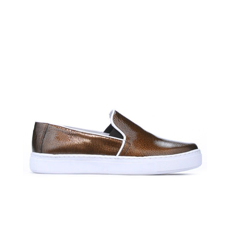 Scarpe sportive donna 658 vernice rame biz