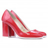Scarpe eleganti/casual donna 1254 vernice rossa