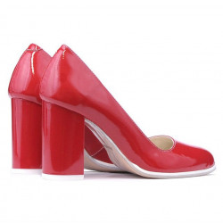 Scarpe eleganti/casual donna 1254 vernice rossa