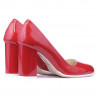 Scarpe eleganti/casual donna 1254 vernice rossa