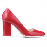 Scarpe eleganti/casual donna 1254 vernice rossa