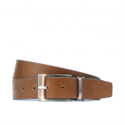 Cintura uomo 08b bicolore nero+marrone1