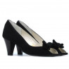 Sandali donna 1255 nero antilope