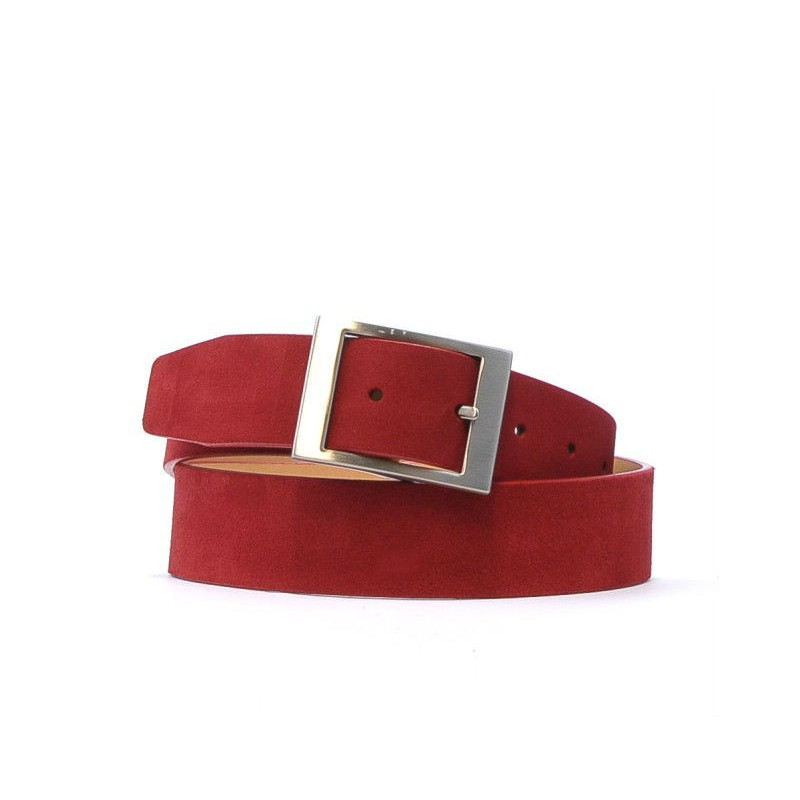 Cintura donna 02m rosso velluto