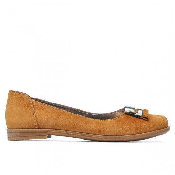 Ballerine donna 674 marrone velluto