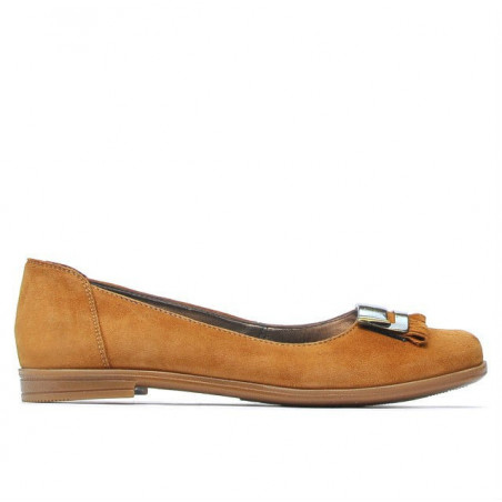 Ballerine donna 674 marrone velluto