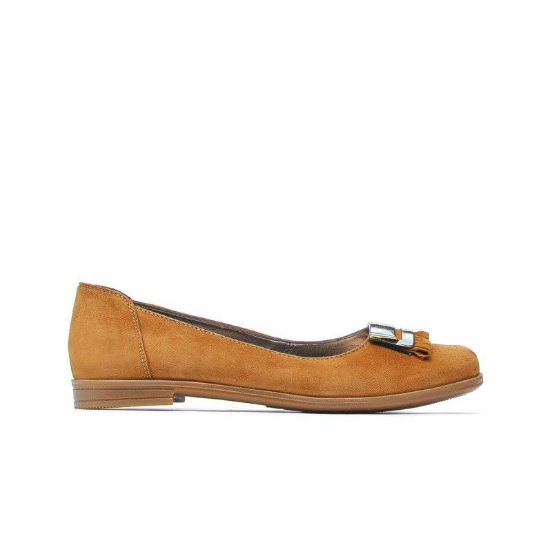 Ballerine donna 674 marrone velluto