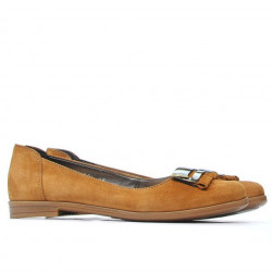 Ballerine donna 674 marrone velluto