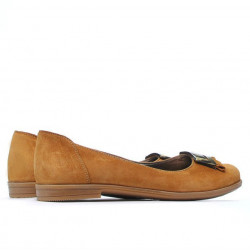 Ballerine donna 674 marrone velluto