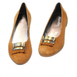 Ballerine donna 674 marrone velluto