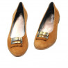 Ballerine donna 674 marrone velluto