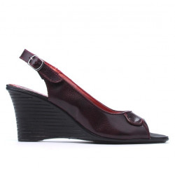 Sandali donna 596 bordeaux
