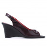 Sandali donna 596 bordeaux